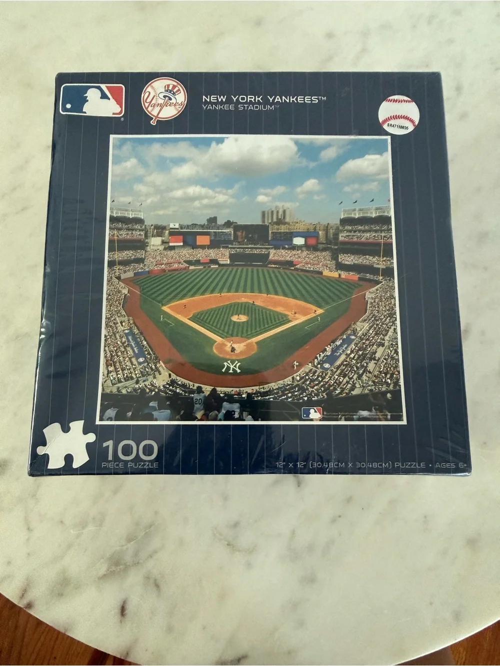 NEW YORK YANKEES Yankee Stadium 100 pc Puzzle 12" x 12" NEW Factory Sealed